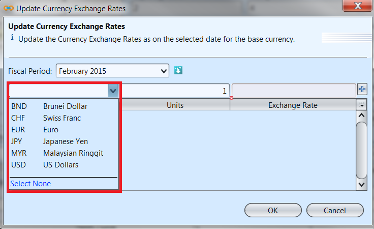 Currency - update rates