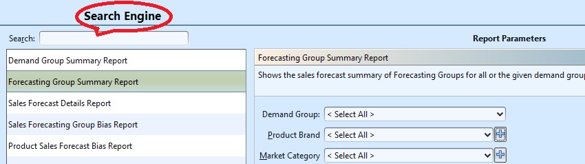 Supply Chain Report search